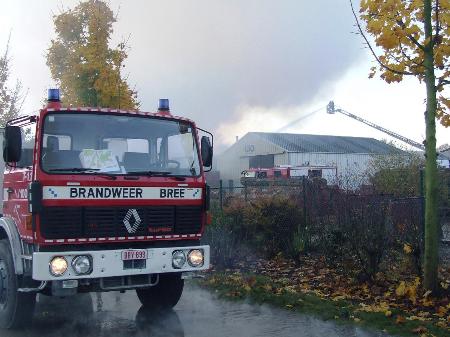 Foto Zware brand bij Gebo Parket + foto's (8 november 2008)